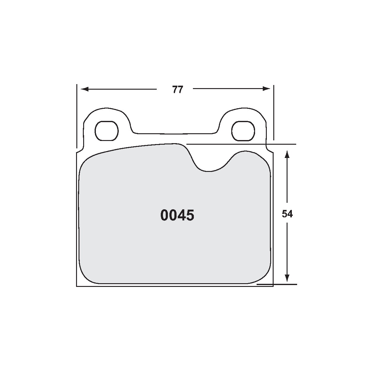 PFC Classic Porsche 911 1978-83 Front Brake Pads - 11 Compound - 0045.11.15.44