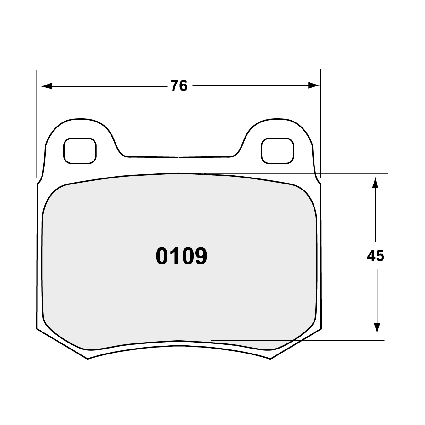 PFC Subaru Impreza WRX STI (2001-2014) Rear Brake Pads - 11 Compound - 0109.11.16.44