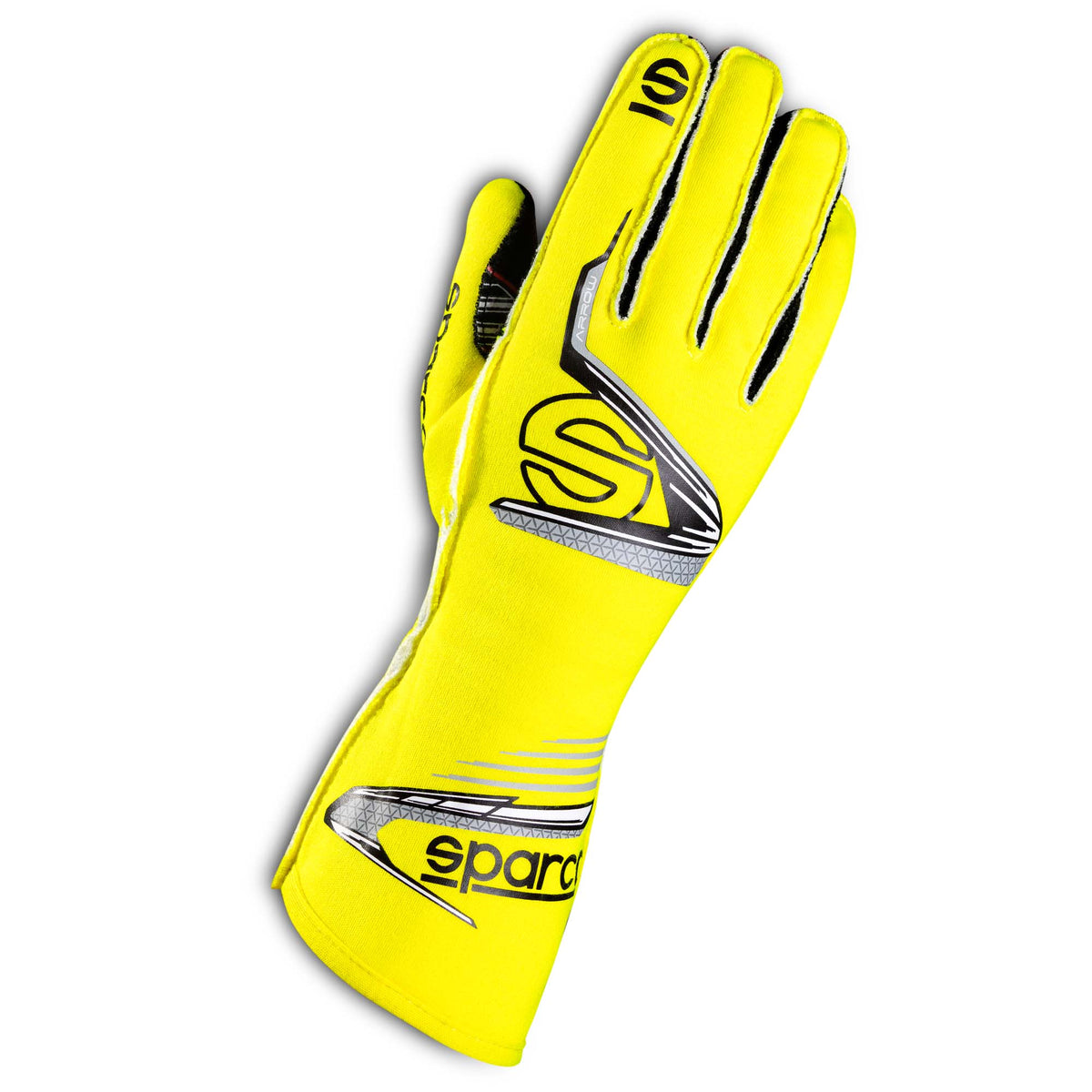 TG. 9) Sparco 002094 Nrrs09 Hypergrip Guanti, Nero/Rosso, 9 - NUOVO - 6