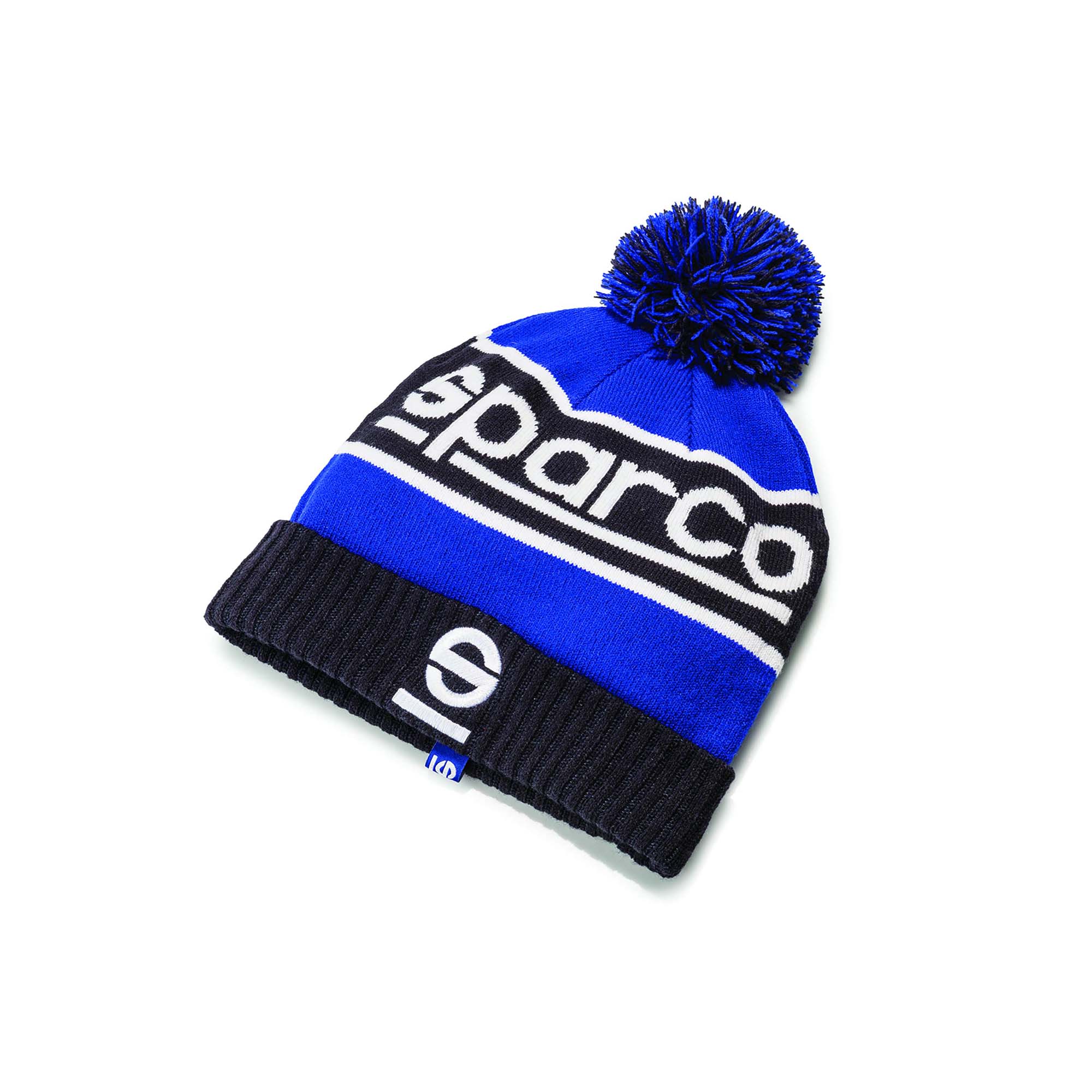 Sparco baby knit beanie with embroidered Sparco logo on cuff