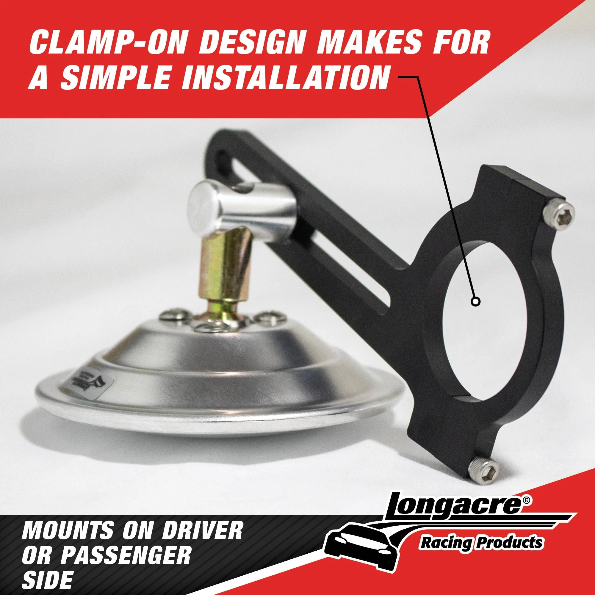 Longacre Spot Mirror - Fits 1.5" Bar