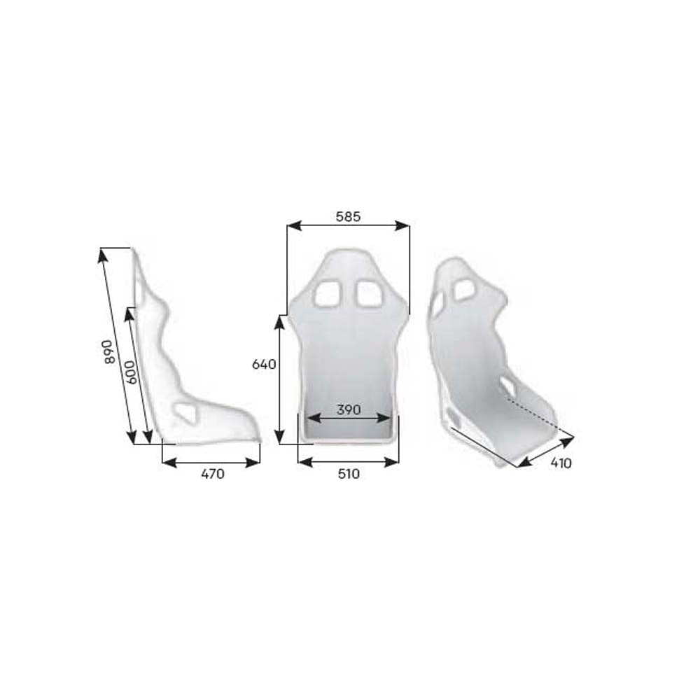 OMP TRS Sky Racing Seat
