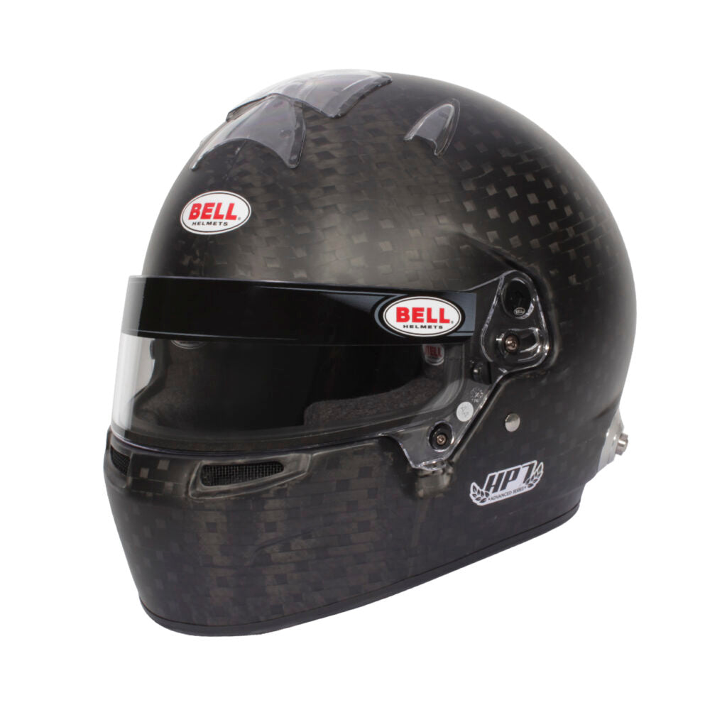 ash kane bell helmets Bell HP7 Carbon Helmet With Duckbill Spoiler - FIA8860 | Free HP Bag, Dark Grey Lining