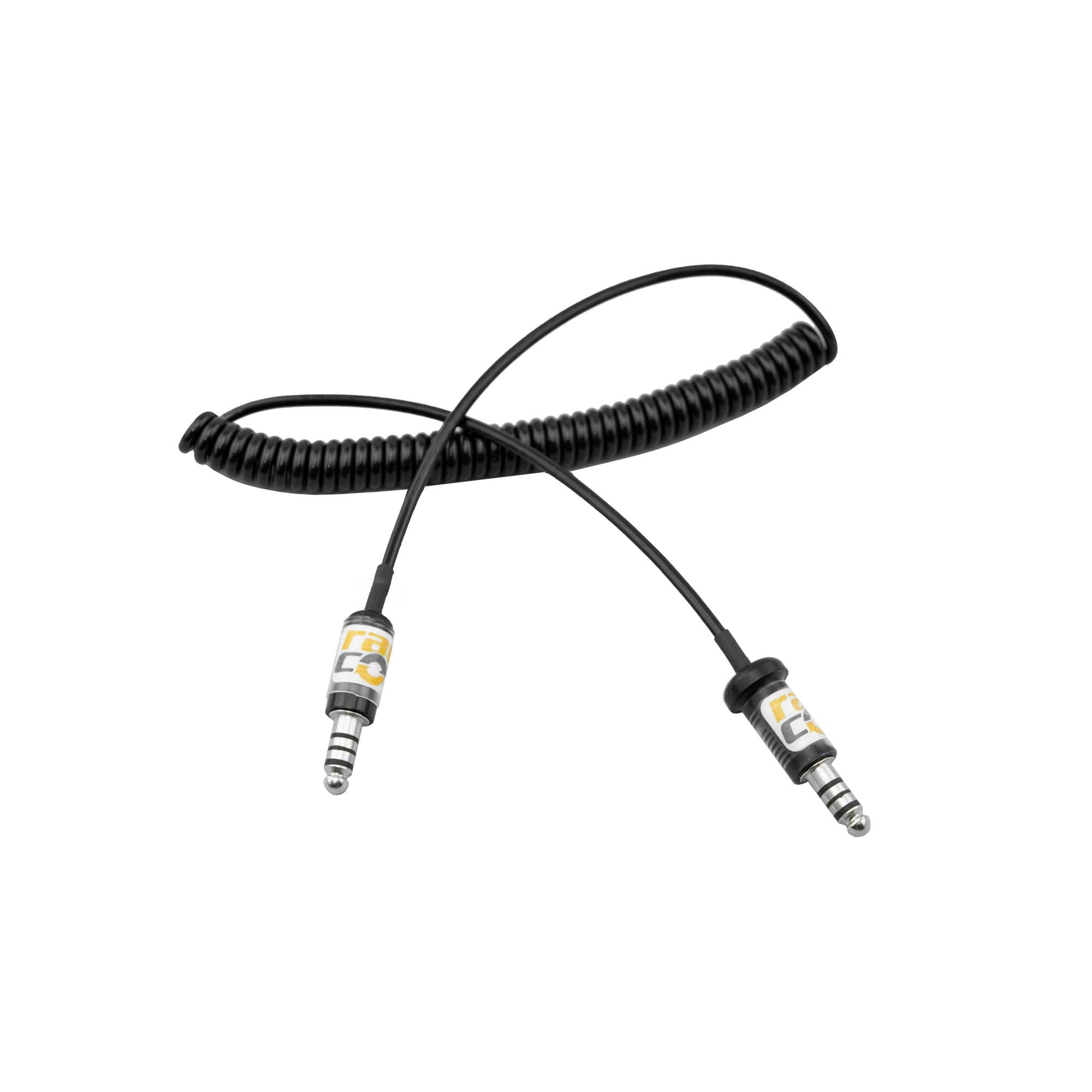 RaceCom IMSA Male to Stilo Male Coiled Adapter Cable