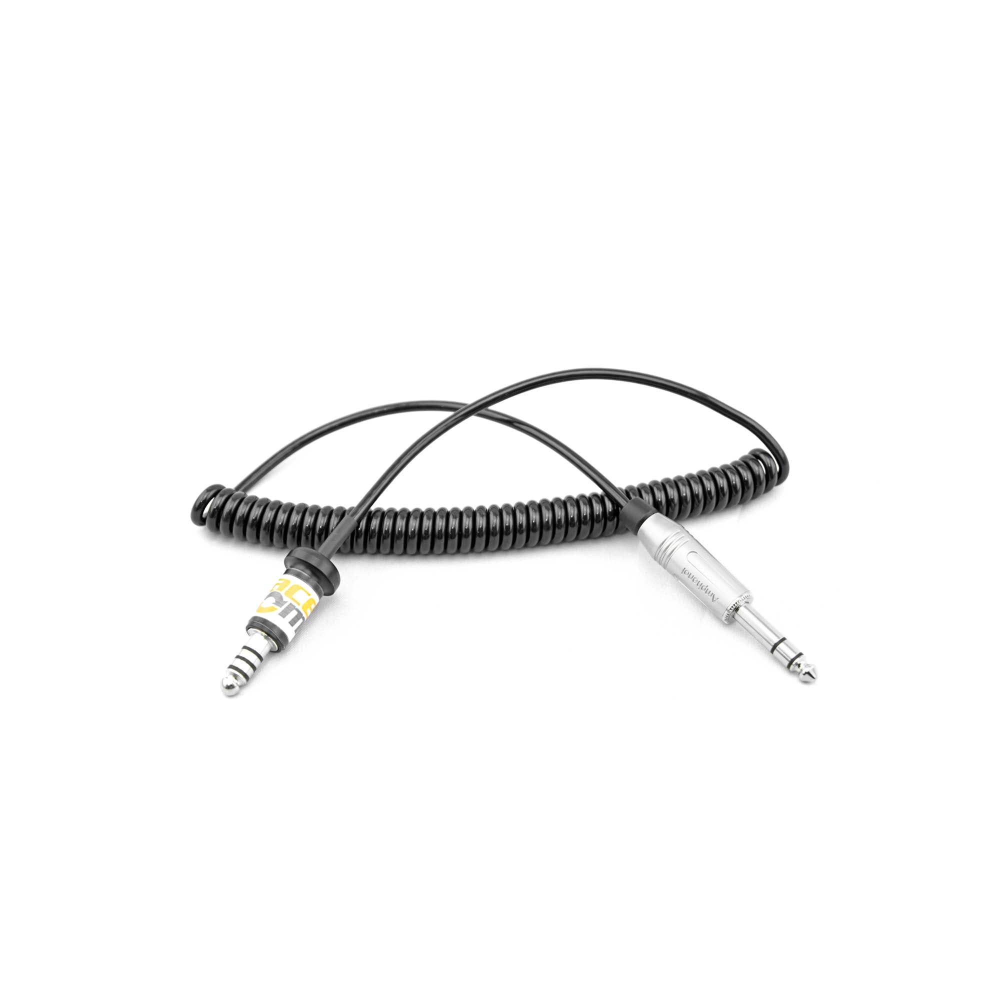 RaceCom NASCAR Male to Stilo Male Coiled Adapter Cable