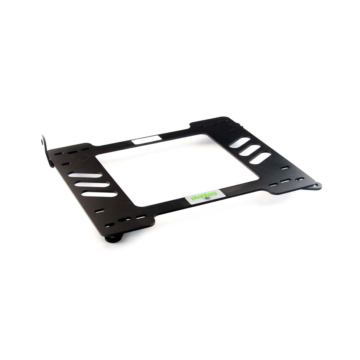 Vehicle-specific floor mounting base for 1992-1999 BMW 3 Series Coupe (E36), driver side, shown with Planted top plate
