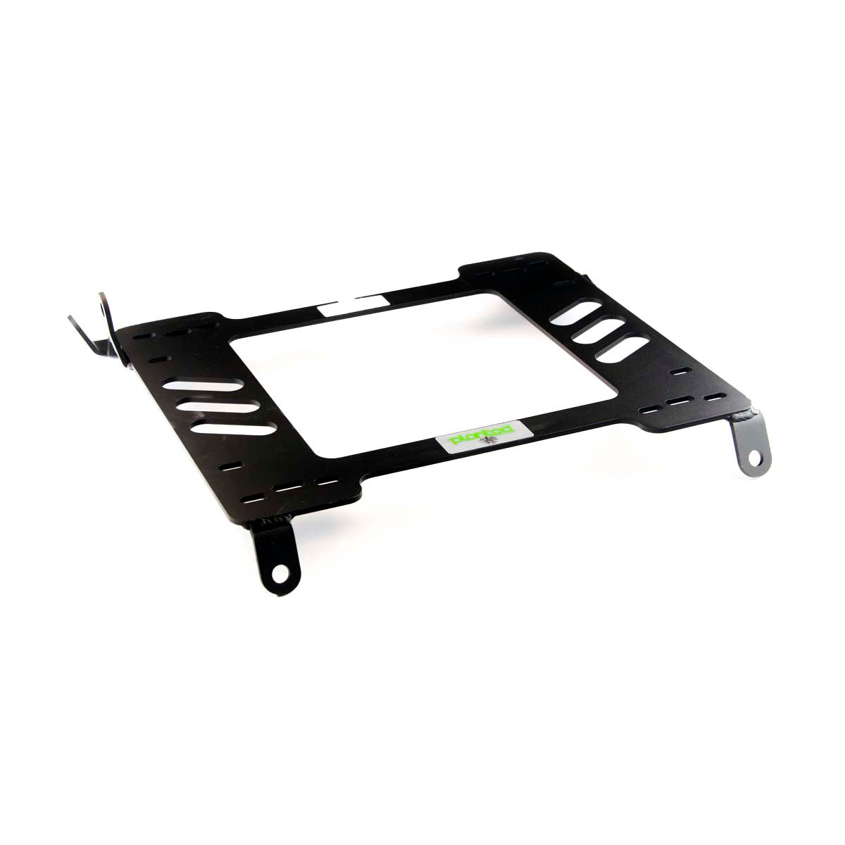 Vehicle-specific floor mounting base for 1993-2007 Subaru Impreza/WRX/STI, driver side, shown with Planted top plate