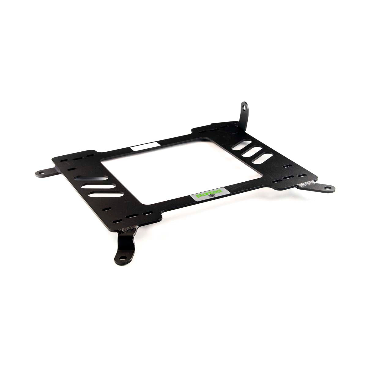 Planted seat bracket for 2000-2007 Ford Focus, passenger side, black powder-coated steel