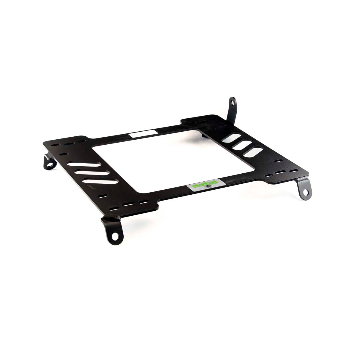 Planted seat bracket for 1992-1995 Honda Civic, passenger side, black powder-coated steel