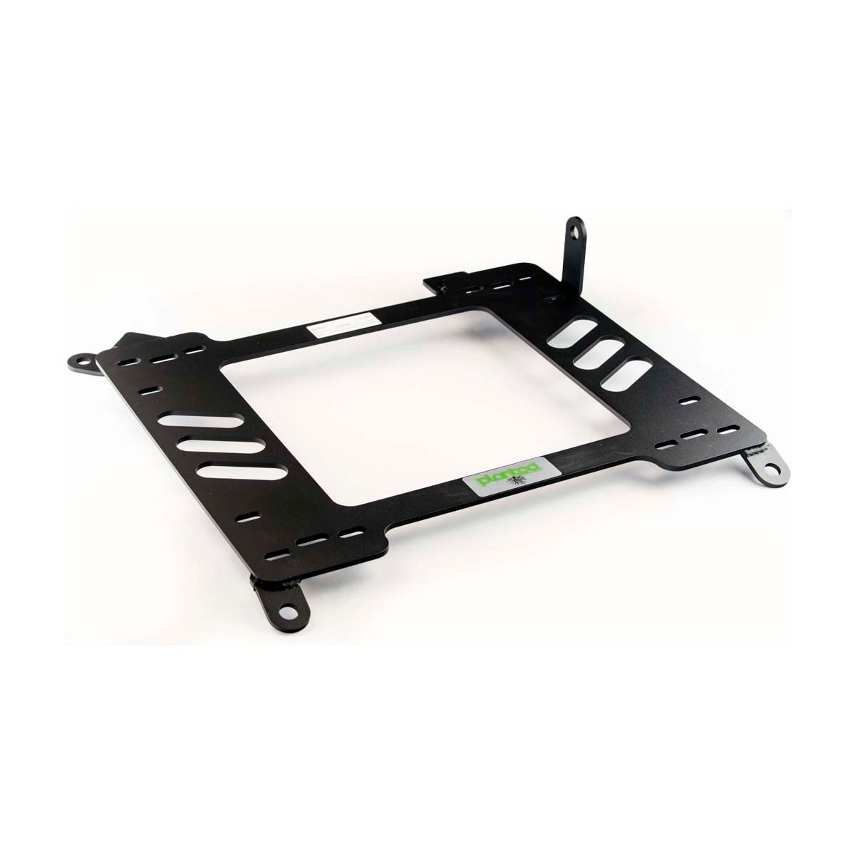 Vehicle-specific floor mounting base for 1999-2006 Honda S2000 (AP1), passenger side, shown with Planted top plate