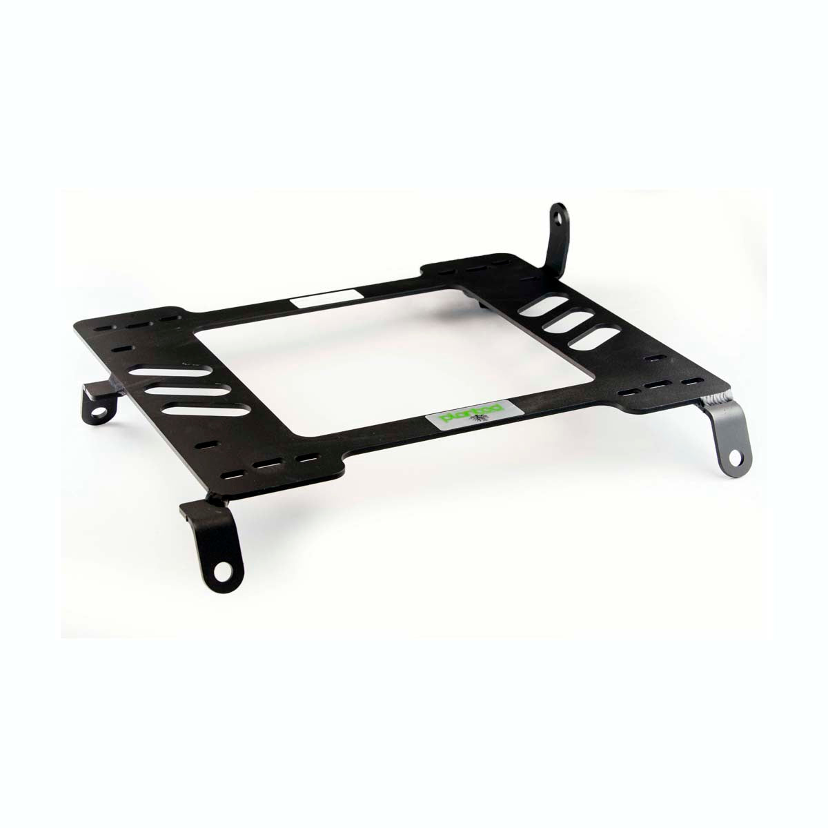 Vehicle-specific floor mounting base for 1989-1997 Honda Accord (4th/5th Gen), passenger side, shown with Planted top plate