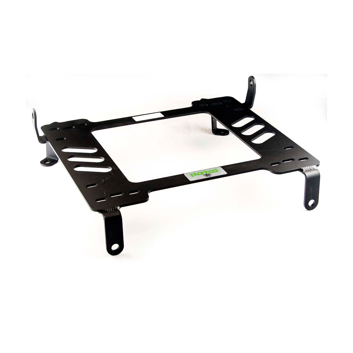 Planted seat bracket for 2006-2011 Honda Civic, driver side, black powder-coated steel