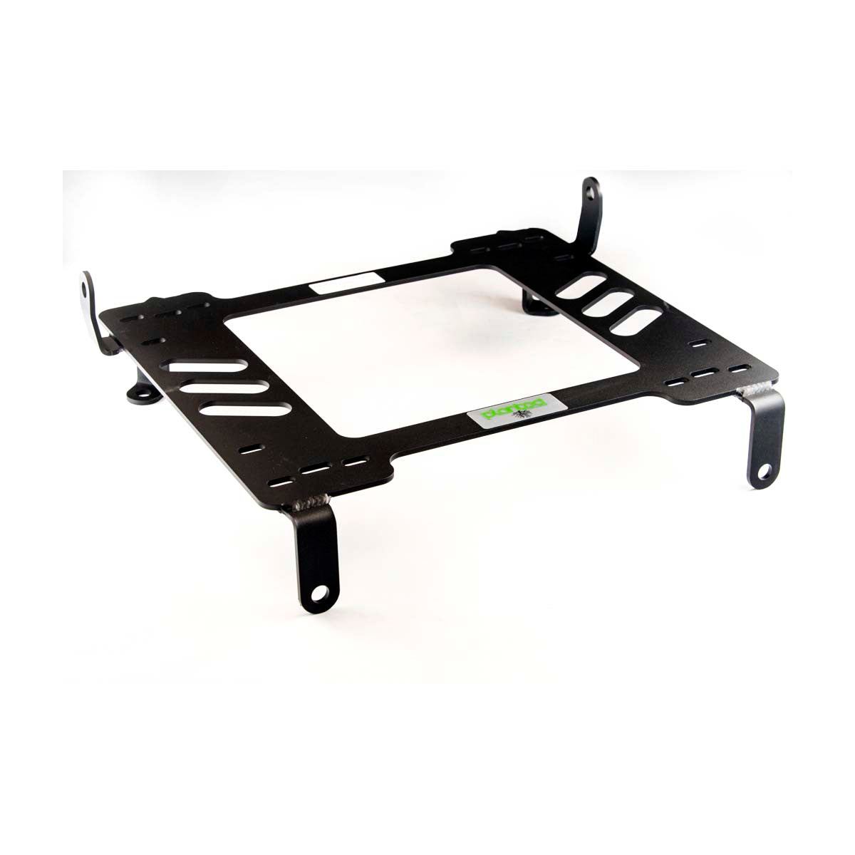 Vehicle-specific floor mounting base for 2006-2011 Honda Civic, passenger side, shown with Planted top plate