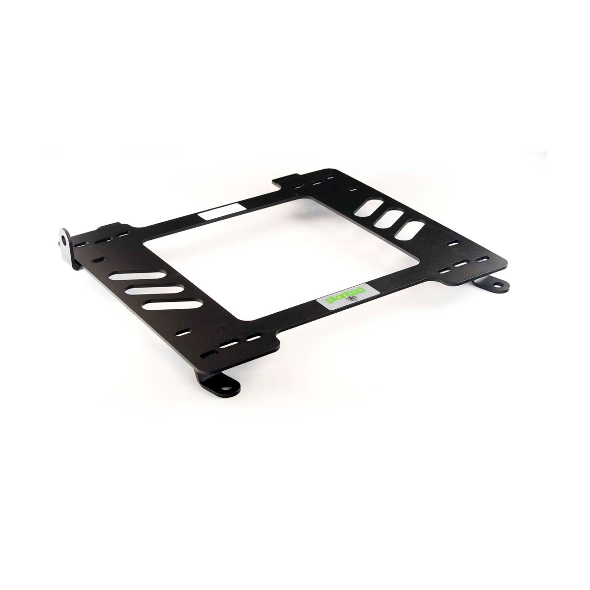 Vehicle-specific floor mounting base for Mercedes CLK (2003-2009) / C-Class Coupe (2000-2007) / C63 AMG (2007-2015), driver side, shown with Planted top plate