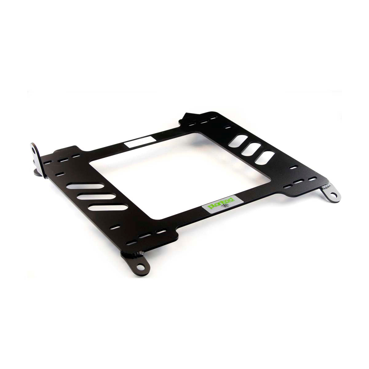 Planted seat bracket for 2007-2009 Honda S2000 (AP2), driver side, black powder-coated steel