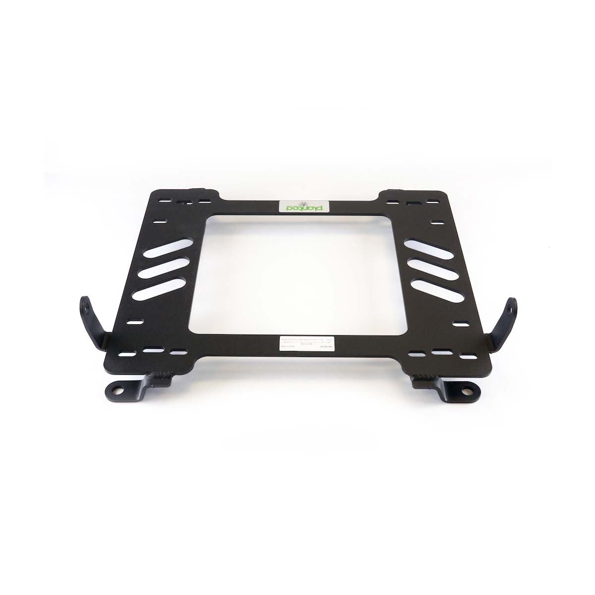 Planted seat bracket for 2006+ Dodge Charger (6th/7th Gen), driver side, black powder-coated steel