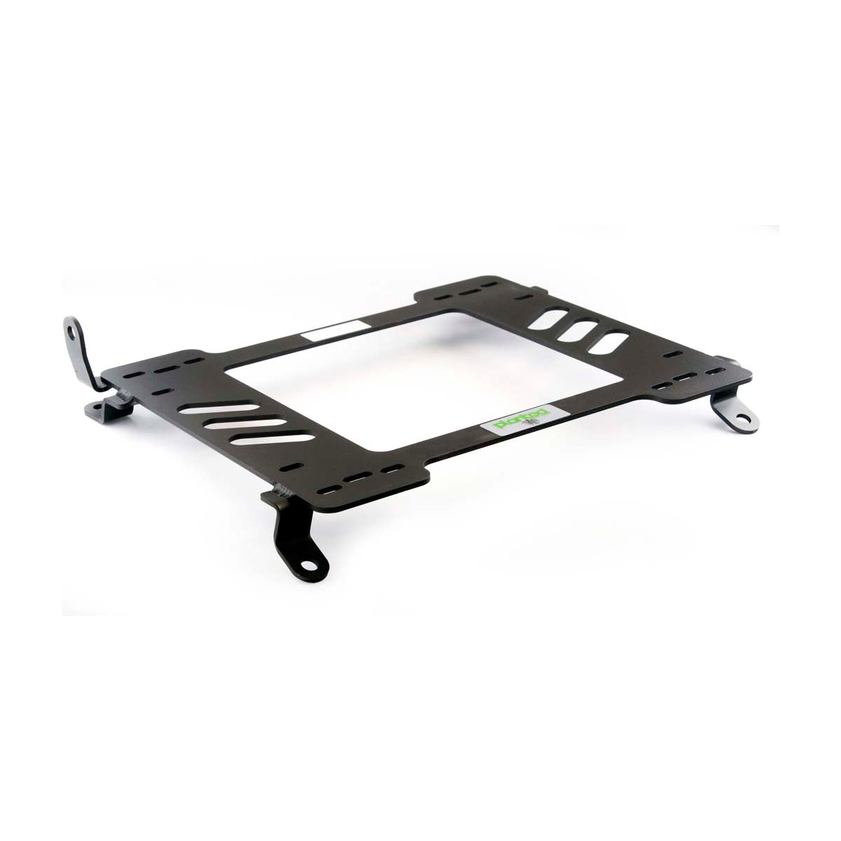 Vehicle-specific floor mounting base for 2005-2011 Toyota Yaris, driver side, shown with Planted top plate