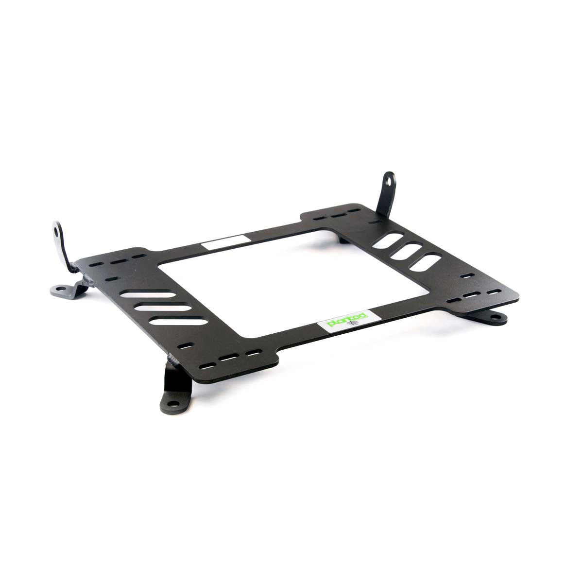 Vehicle-specific floor mounting base for 1999-2005 BMW 3 Series Sedan (E46), passenger side, shown with Planted top plate