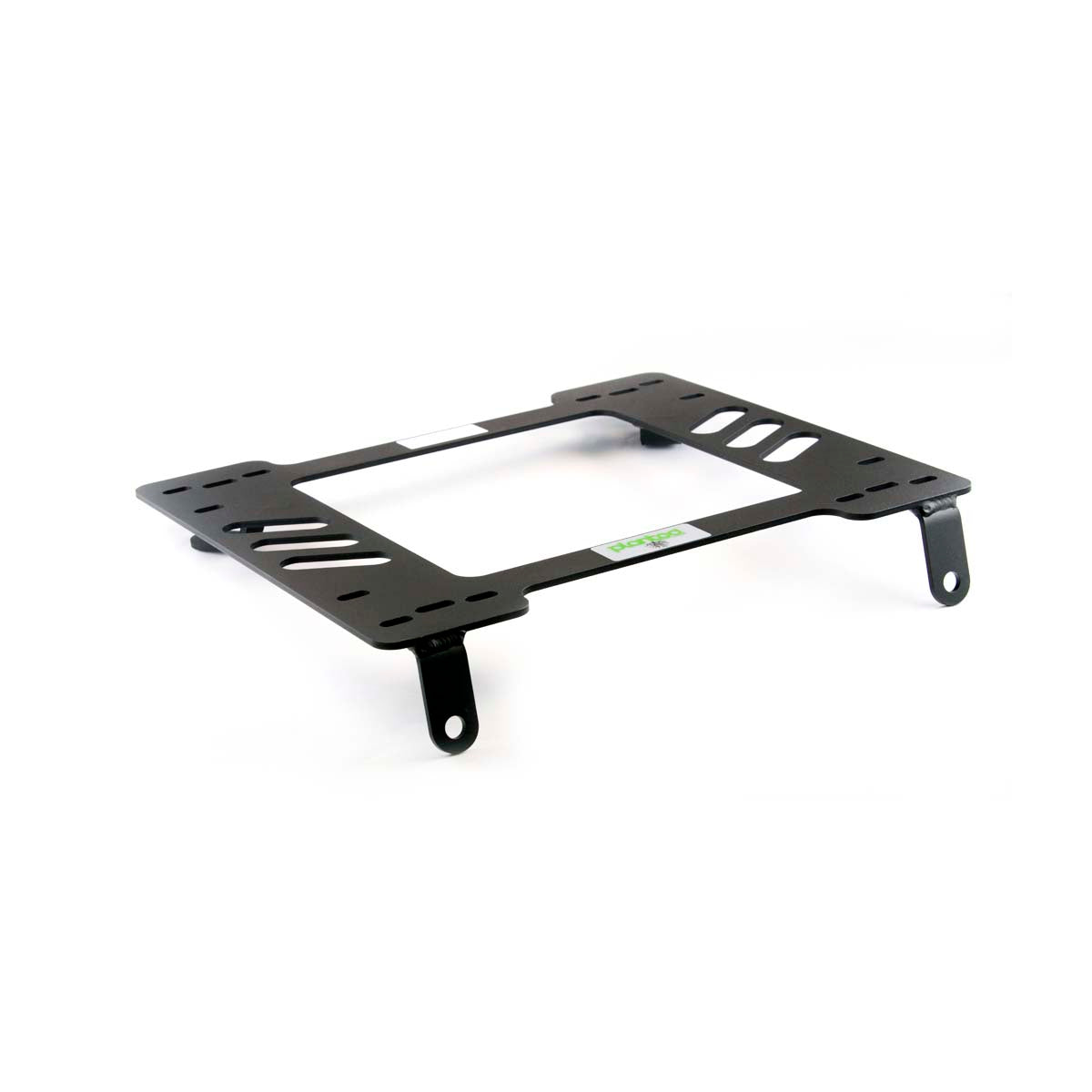Vehicle-specific floor mounting base for Suzuki Samurai, driver side, shown with Planted top plate