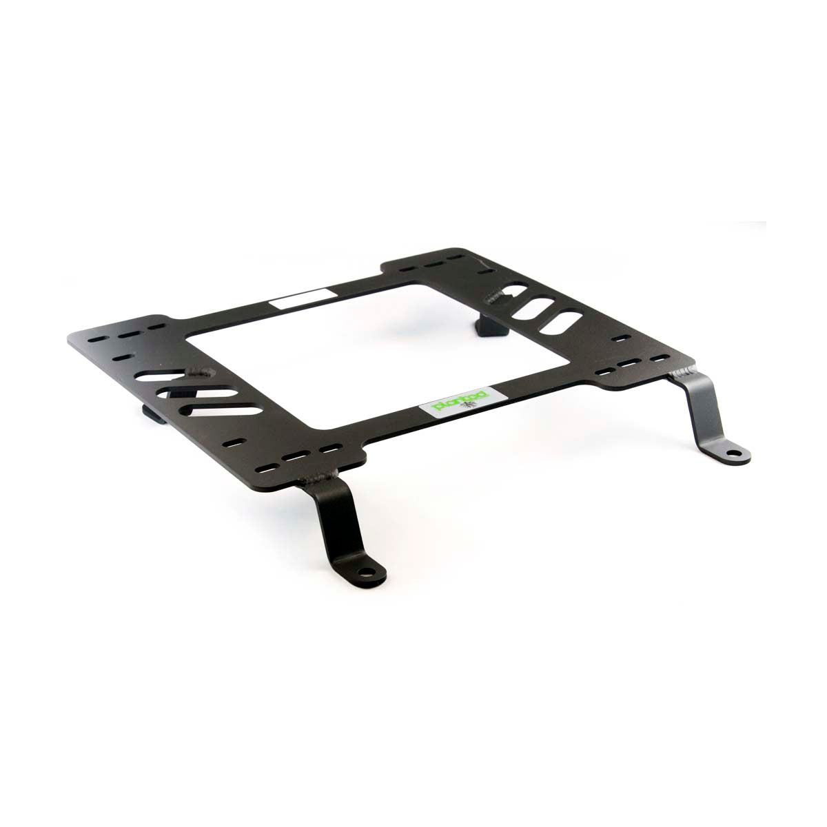 Vehicle-specific floor mounting base for Suzuki Samurai, passenger side, shown with Planted top plate