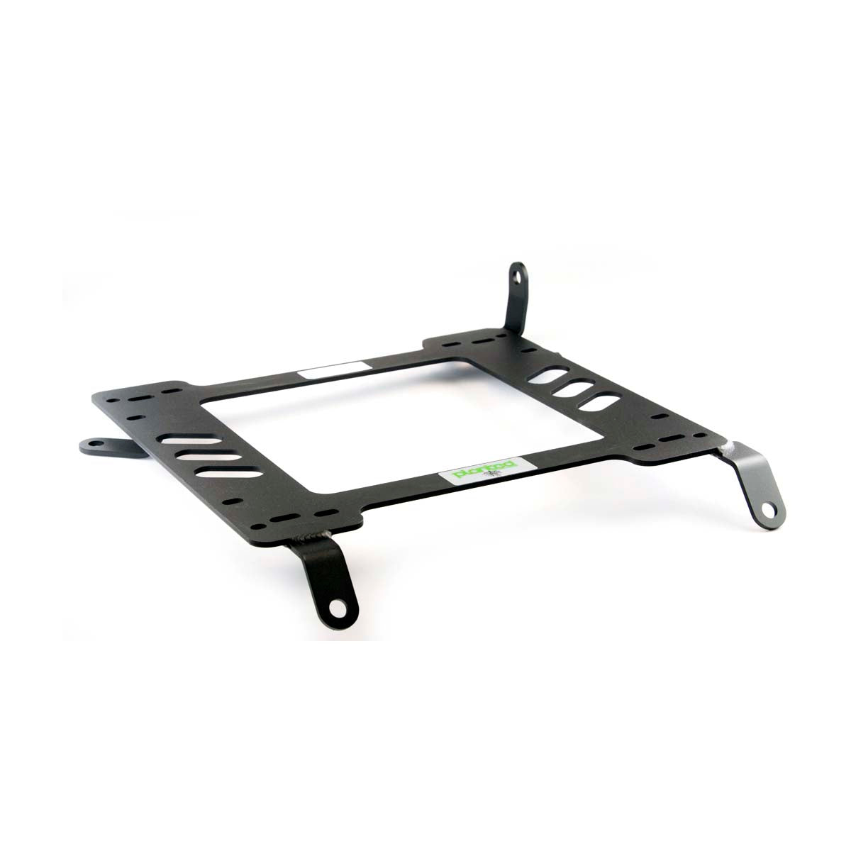 Vehicle-specific floor mounting base for 1992-1998 Mazda MX-3, passenger side, shown with Planted top plate