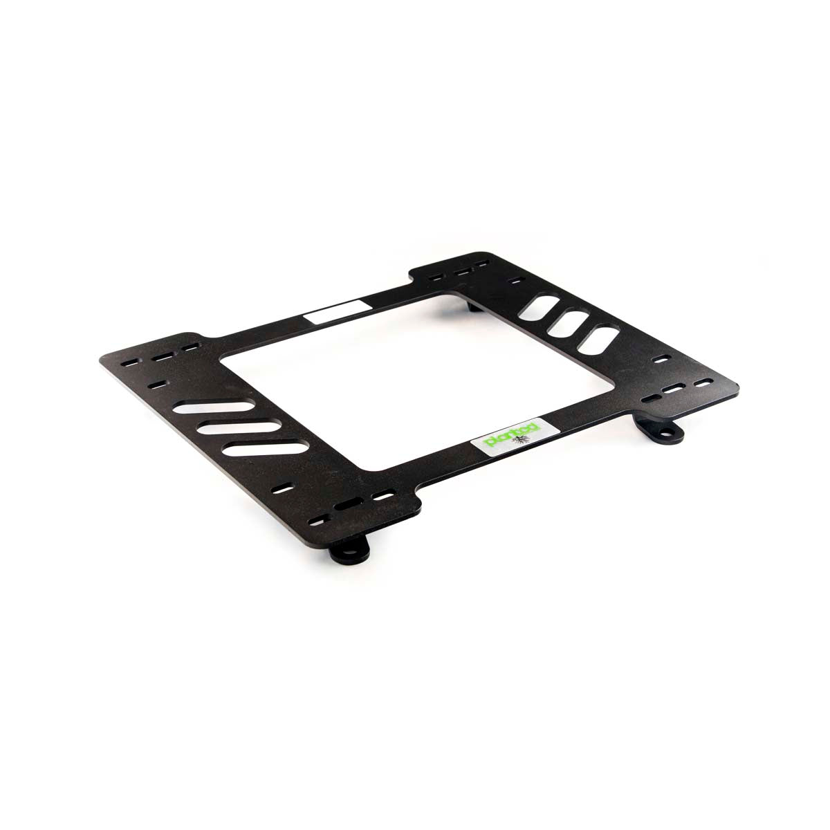 Vehicle-specific floor mounting base for 1982-1992 Pontiac Firebird / Trans Am, driver side, shown with Planted top plate