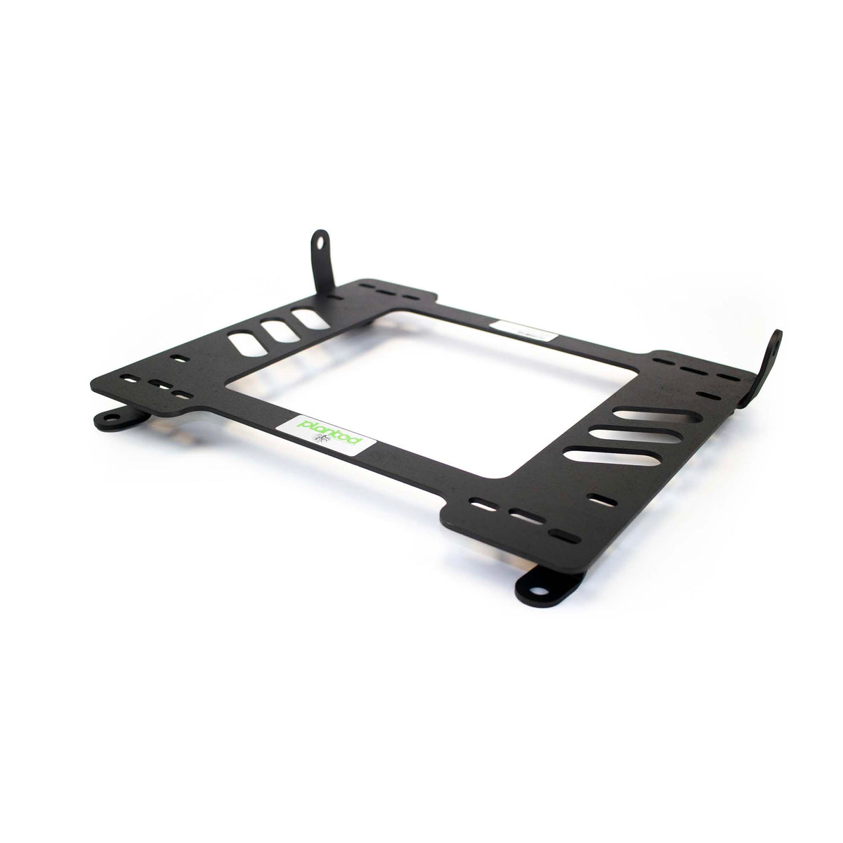 Vehicle-specific floor mounting base for 2006-2013 BMW 3 Series Sedan / Convertible (E90/E91/E93), passenger side, shown with Planted top plate