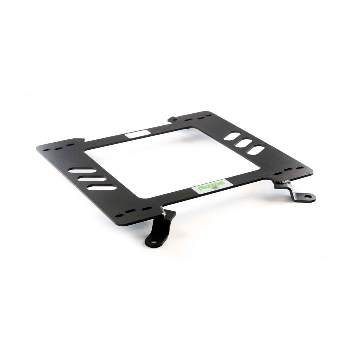 Vehicle-specific floor mounting base for 1984-1986 Ford RS200, passenger side, shown with Planted top plate