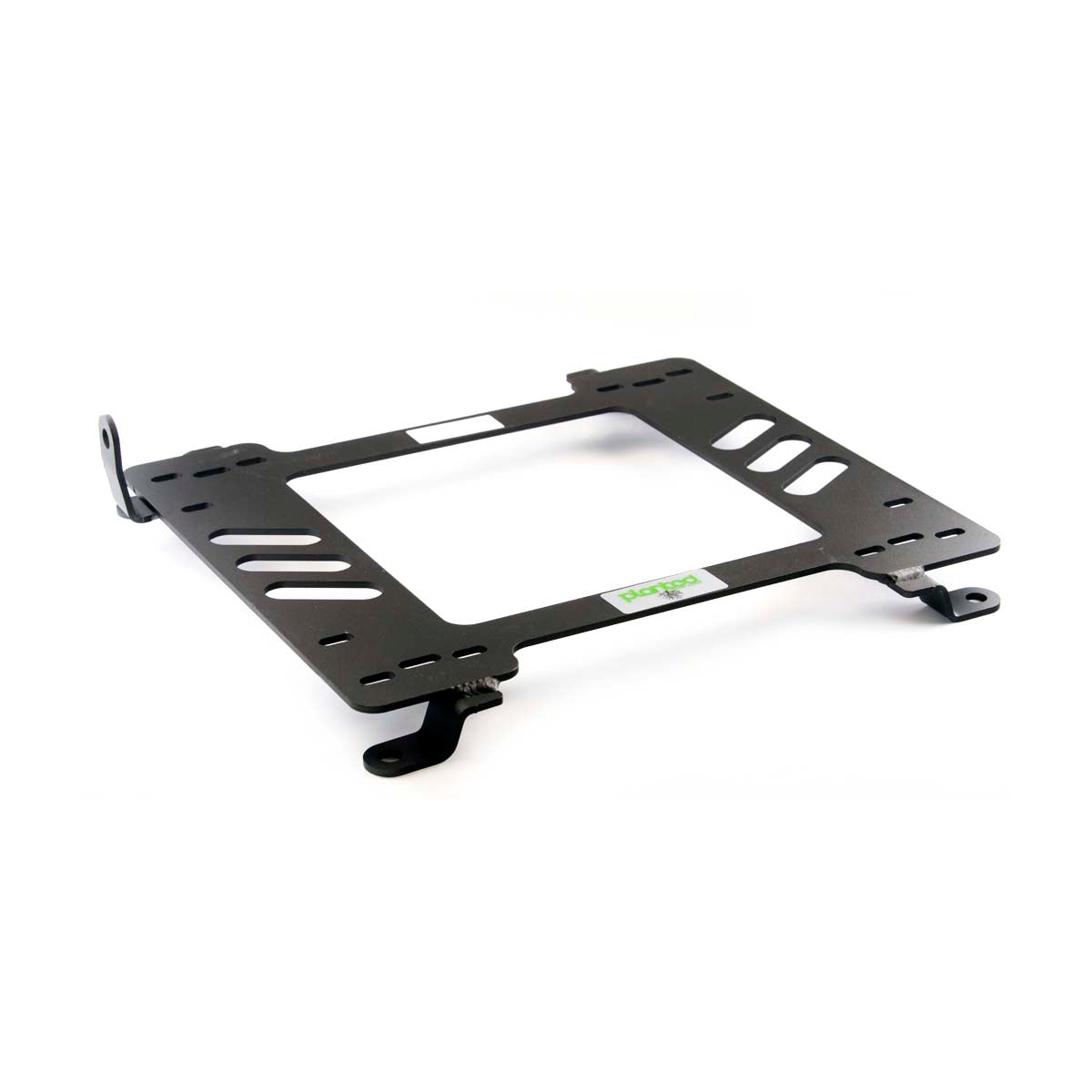 Vehicle-specific floor mounting base for 2008-2019 Ford Fiesta (Mark VI), driver side, shown with Planted top plate