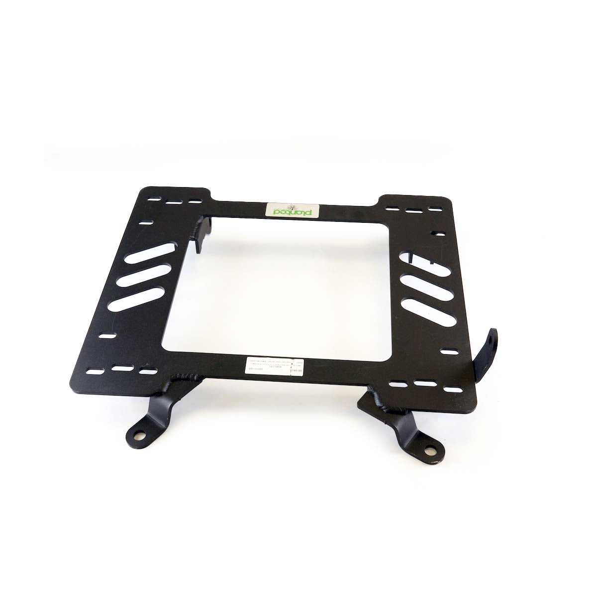 Vehicle-specific floor mounting base for 1997-2003 Chevrolet Malibu, driver side, shown with Planted top plate