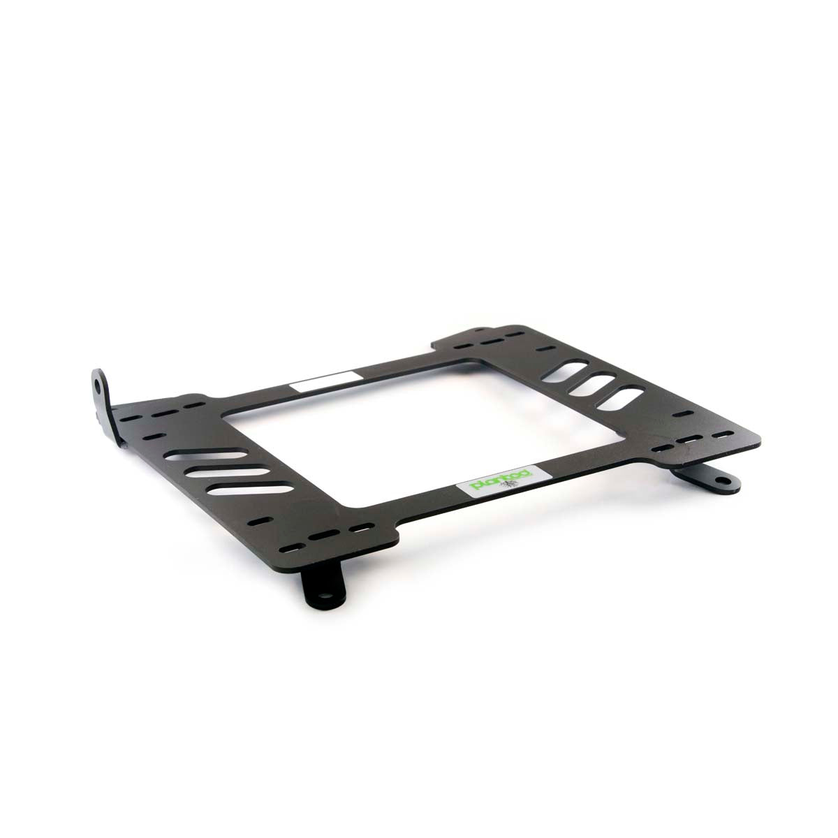 Vehicle-specific floor mounting base for 2012+ Scion FR-S / Subaru BRZ / Toyota FT-86, driver side, shown with Planted top plate