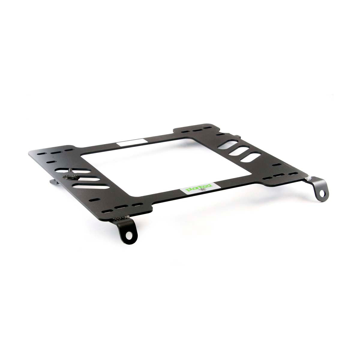 Vehicle-specific floor mounting base for 1978-1981 Toyota Celica, driver side, shown with Planted top plate