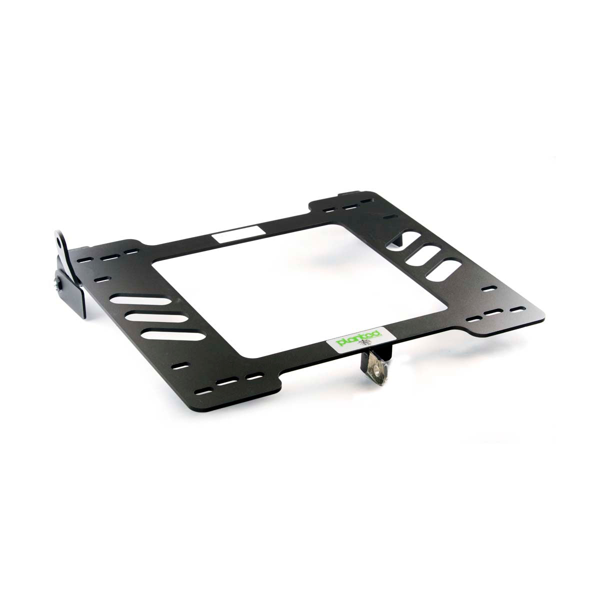 Vehicle-specific floor mounting base for 1988-1995 VW Corrado, driver side, shown with Planted top plate