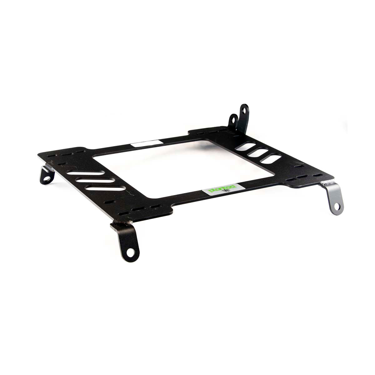 Vehicle-specific floor mounting base for 1999-2003 Acura TL, passenger side, shown with Planted top plate