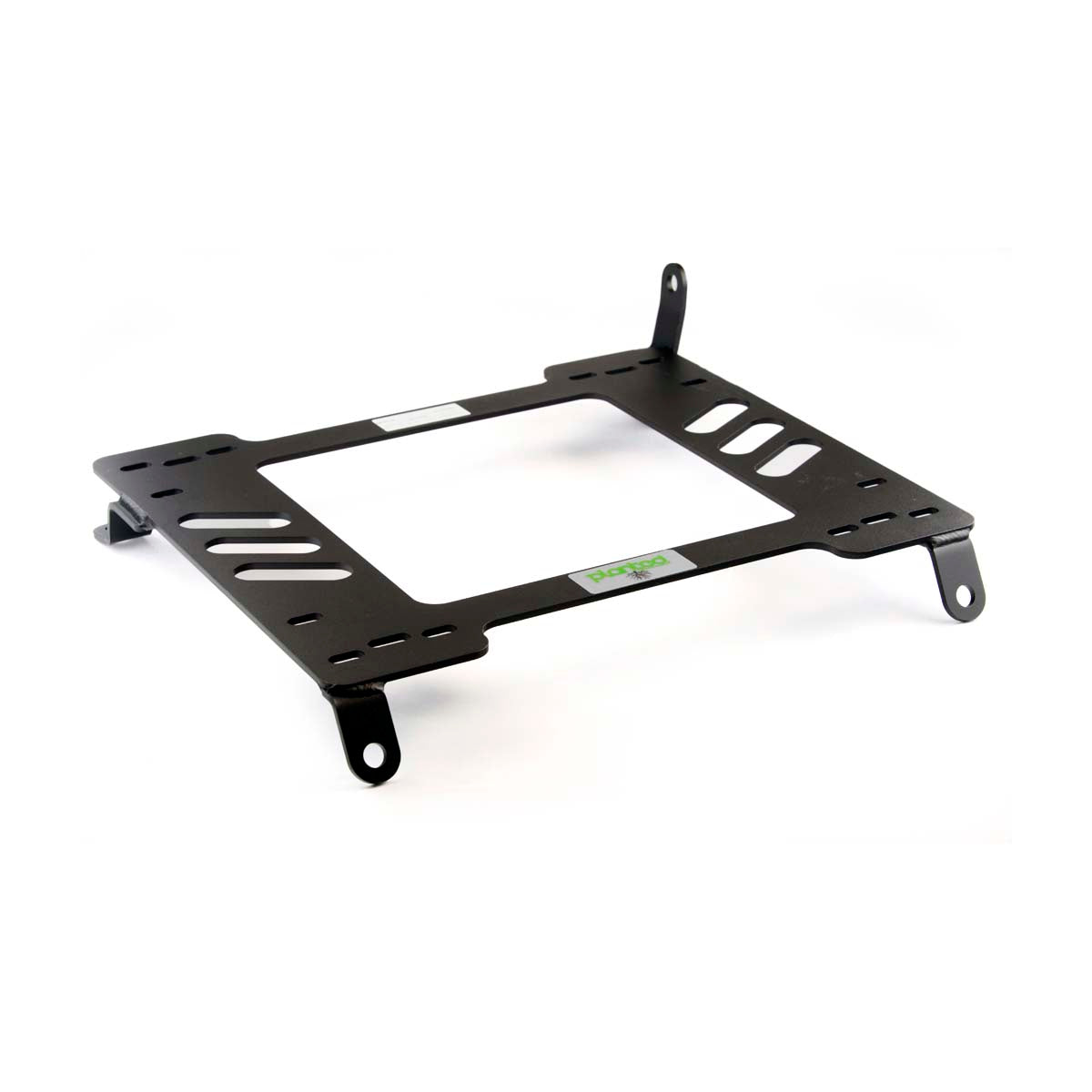 Vehicle-specific floor mounting base for 1992-1997 Subaru SVX, passenger side, shown with Planted top plate