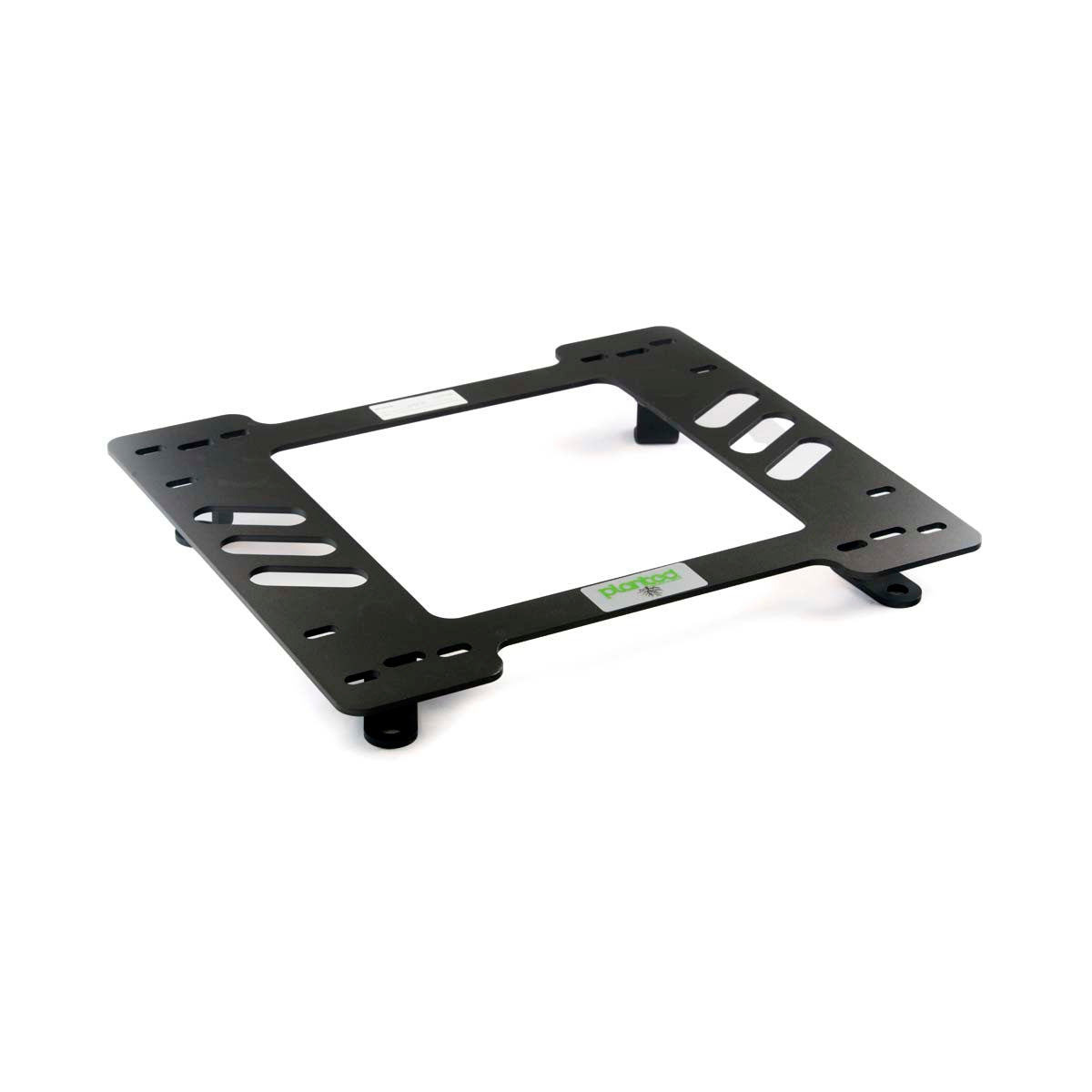 Vehicle-specific floor mounting base for 1978-1988 Chevrolet Monte Carlo, passenger side, shown with Planted top plate