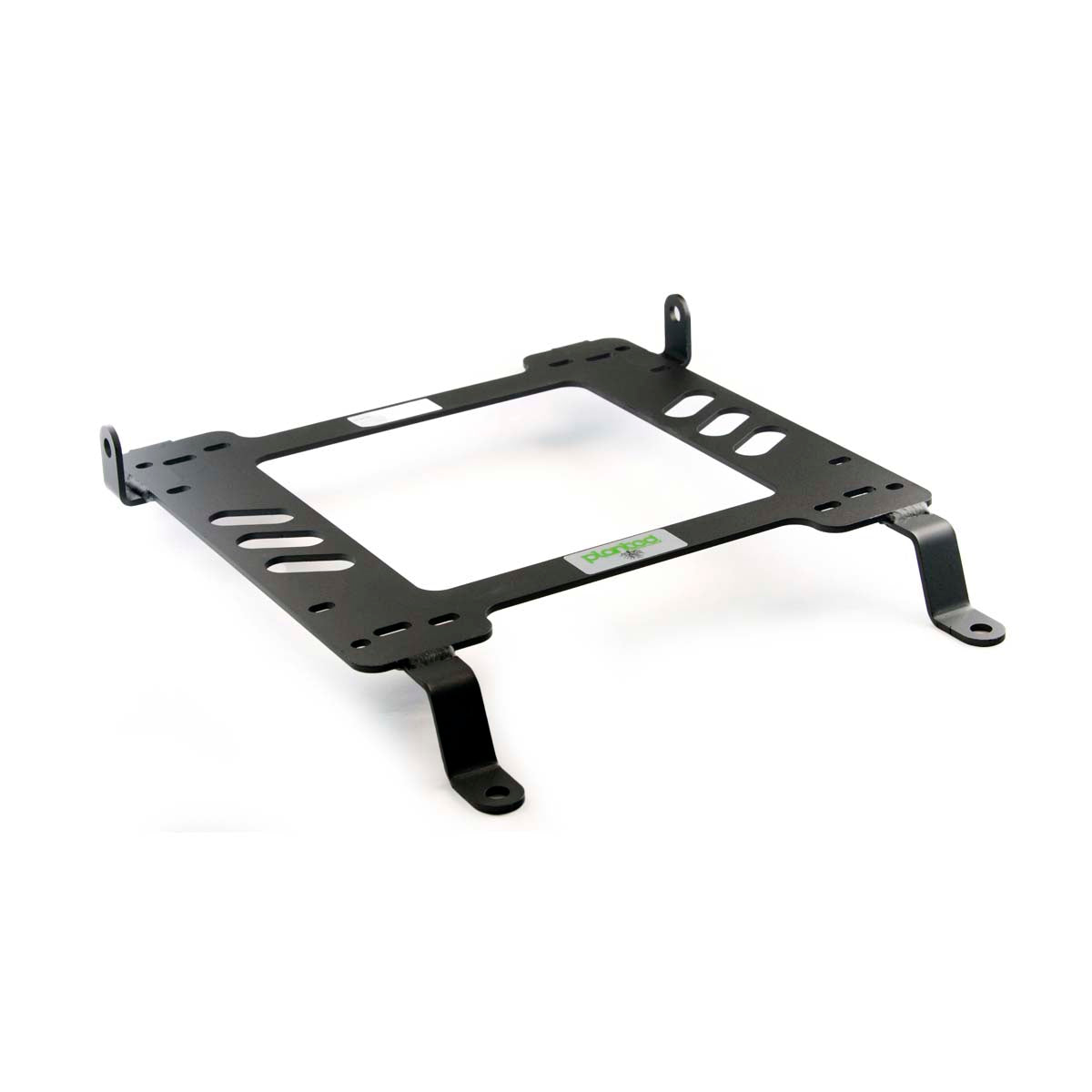 Vehicle-specific floor mounting base for 2009-2013 Chevrolet Corvette ZR1, passenger side, shown with Planted top plate