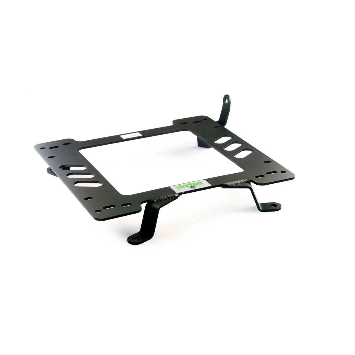 Vehicle-specific floor mounting base for 1995-2005 Chevrolet Cavalier, passenger side, shown with Planted top plate