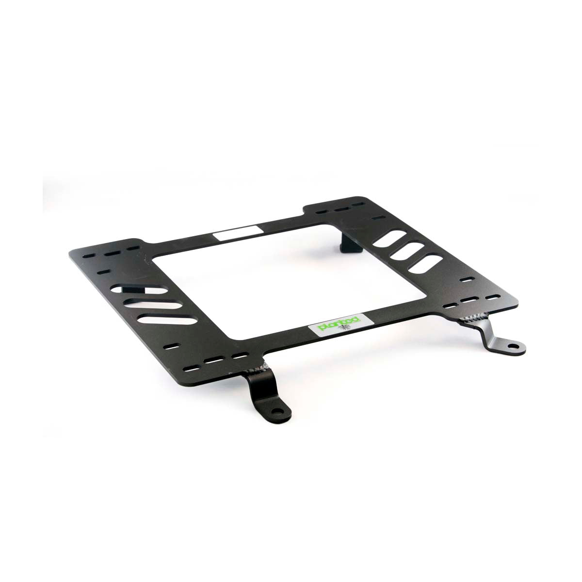 Vehicle-specific floor mounting base for 1964-1967 Pontiac GTO, driver side, shown with Planted top plate