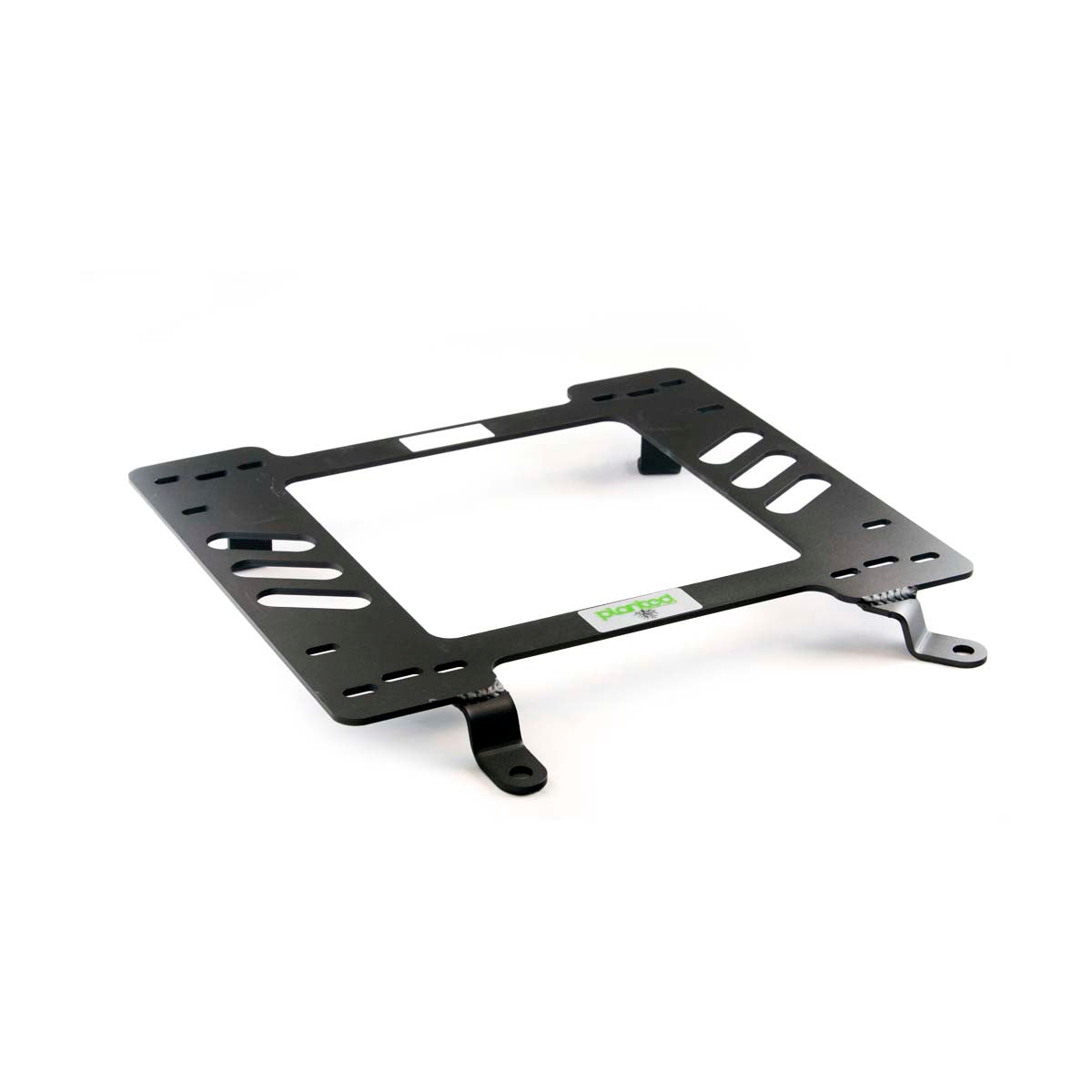 Vehicle-specific floor mounting base for 1964-1967 Oldsmobile Cutlass, driver side, shown with Planted top plate