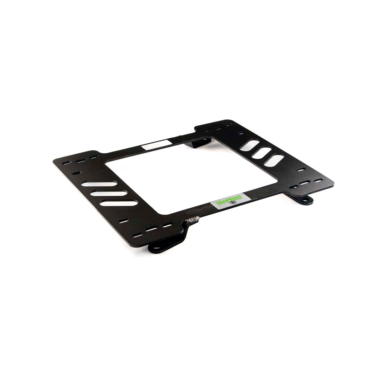 Vehicle-specific floor mounting base for 1967-1969 Pontiac Firebird, driver side, shown with Planted top plate