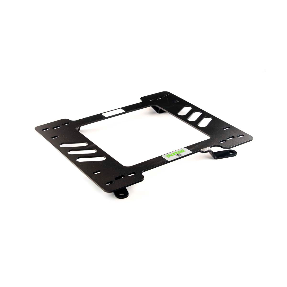 Vehicle-specific floor mounting base for 1967-1969 Pontiac Firebird, passenger side, shown with Planted top plate