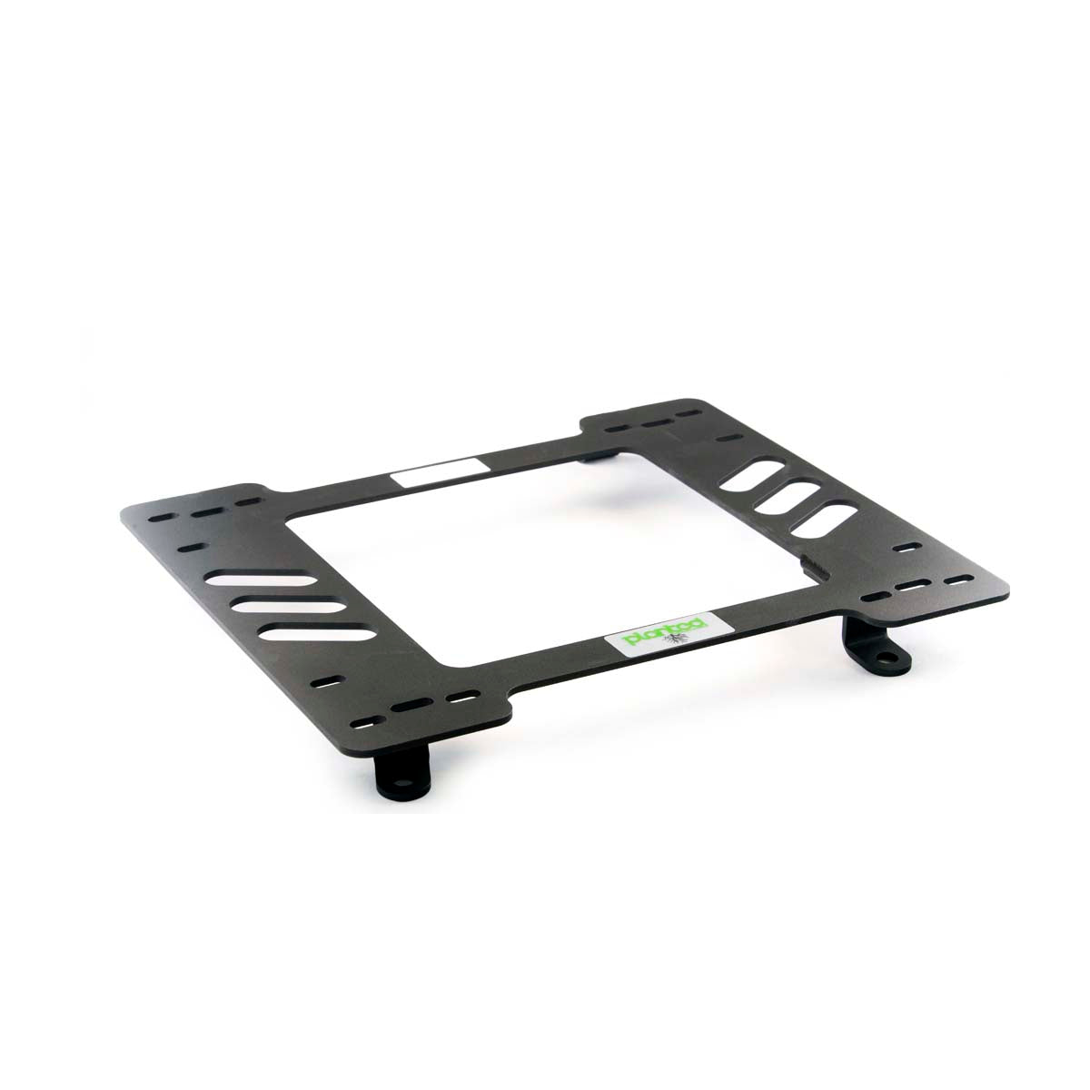 Vehicle-specific floor mounting base for 1970-1974 Pontiac Firebird, passenger side, shown with Planted top plate