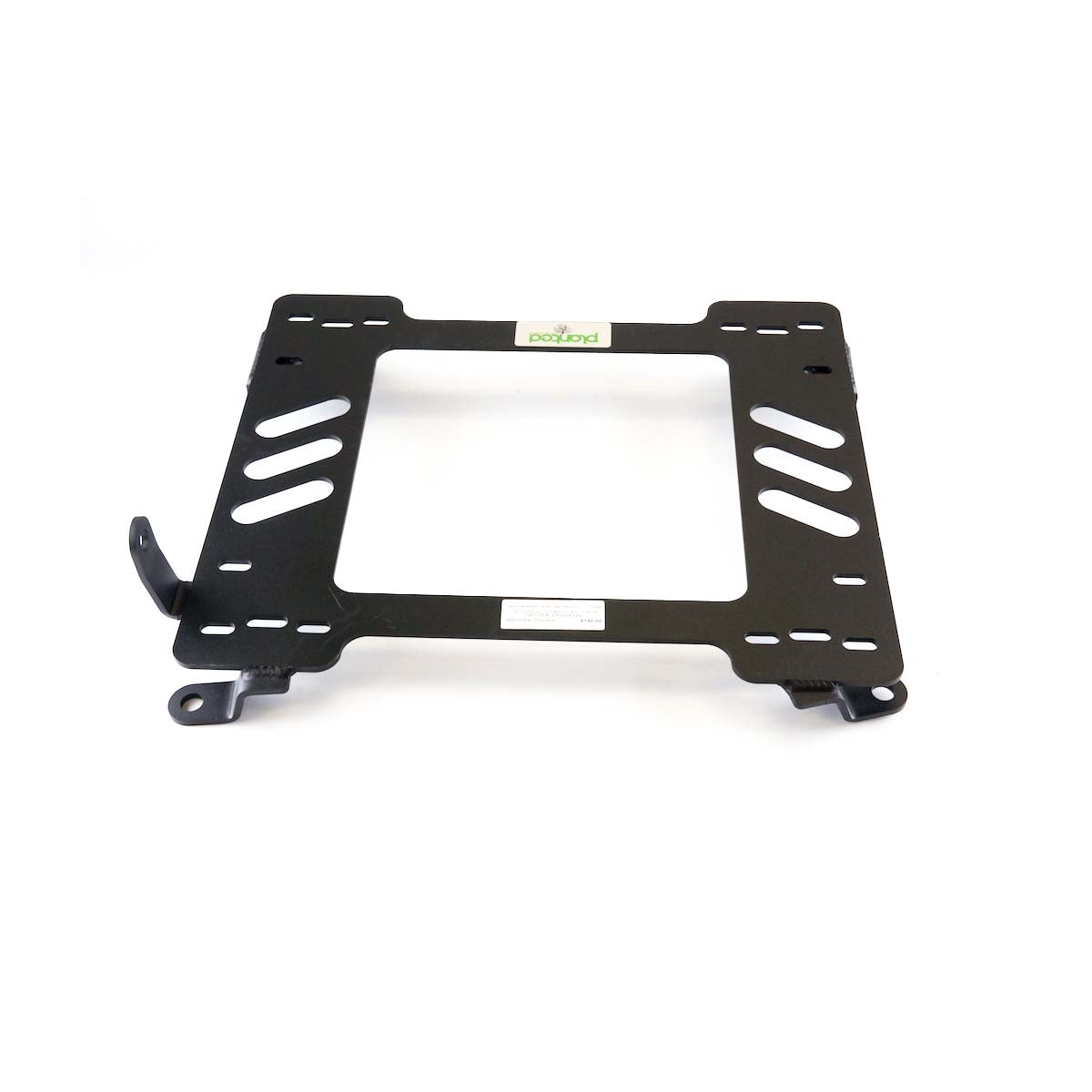 Vehicle-specific floor mounting base for 2005-2010 Chevrolet Cobalt, passenger side, shown with Planted top plate
