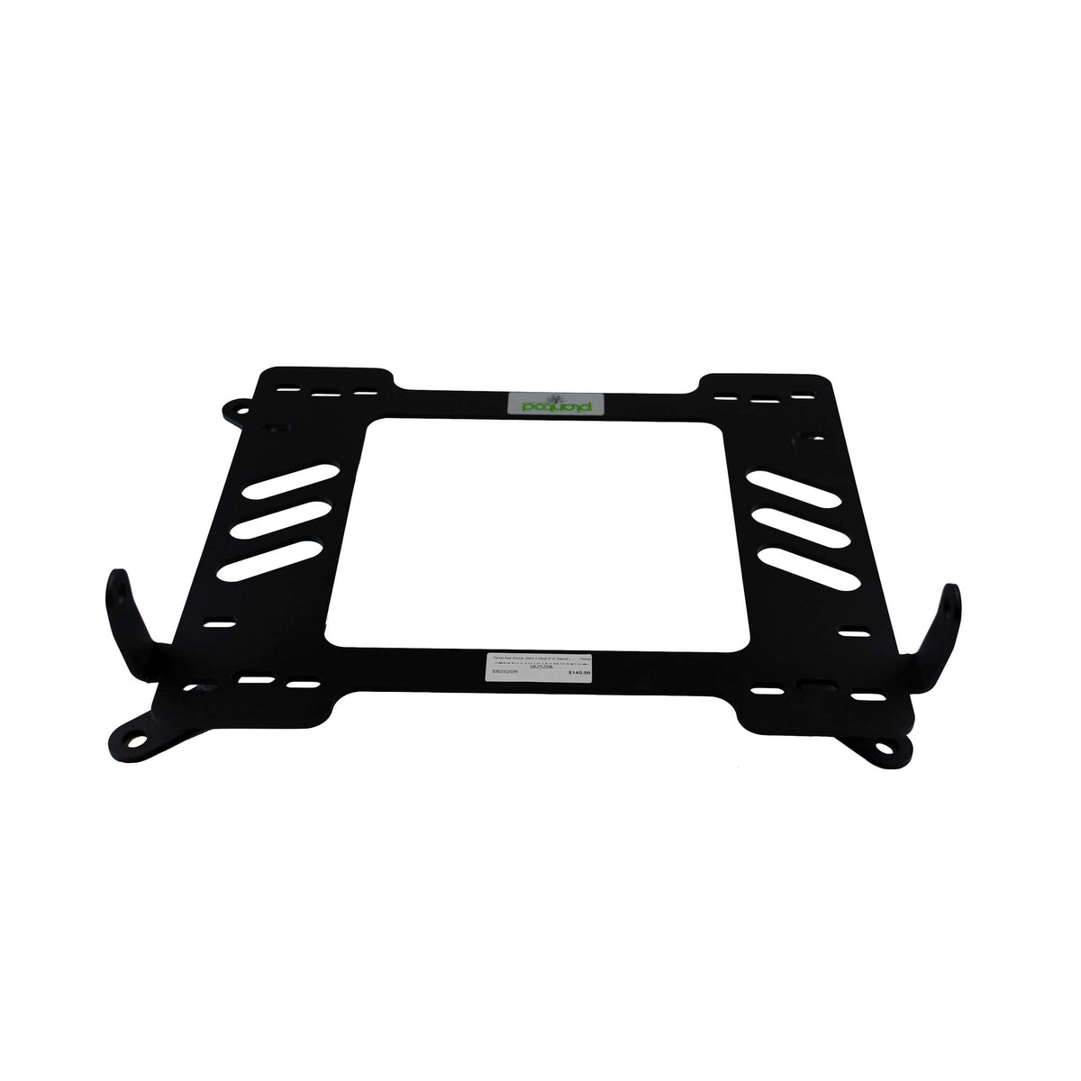 Vehicle-specific floor mounting base for 2011-2013 BMW 5 Series (F10/F11/F07, 6th Gen pre-LCI), driver side, shown with Planted top plate