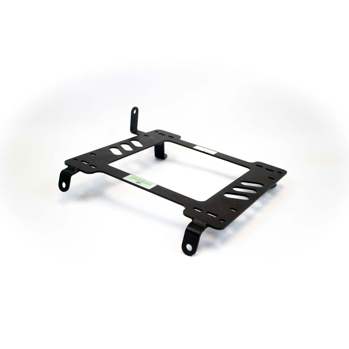 Vehicle-specific floor mounting base for 1990-1997 Toyota Land Cruiser 80 Series (J80), driver side, shown with Planted top plate