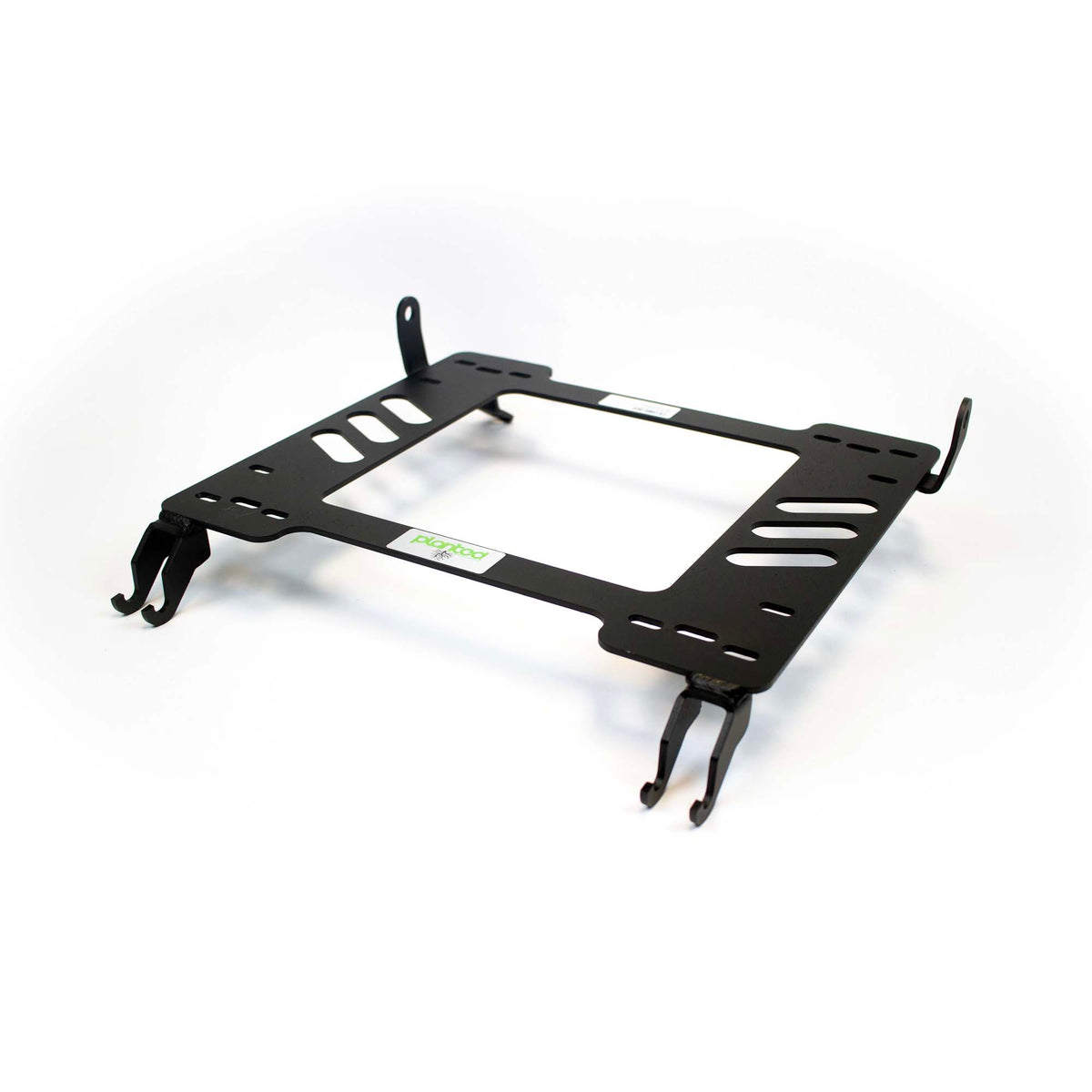 Planted seat bracket for 2011-2017 Chevrolet Caprice, driver side, black powder-coated steel