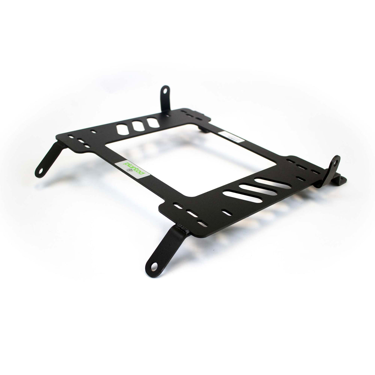 Planted seat bracket for 2011+ Jeep Grand Cherokee (4th Gen), passenger side, black powder-coated steel