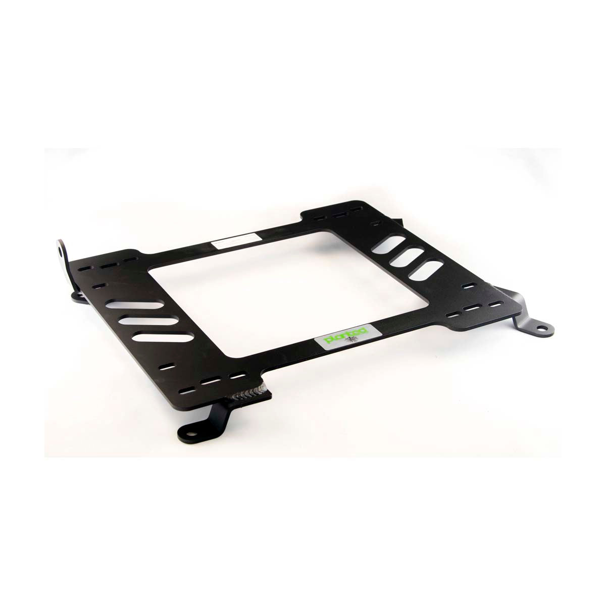 Planted seat bracket for 2008-2017 VW CC, driver side, black powder-coated steel