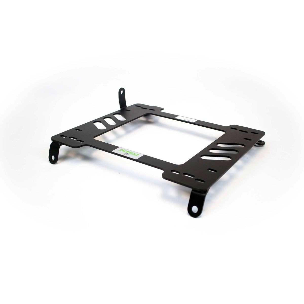 Planted seat bracket for 1997-2001 Honda Prelude (5th Gen), driver side, black powder-coated steel